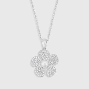 Flower Pearl Necklace