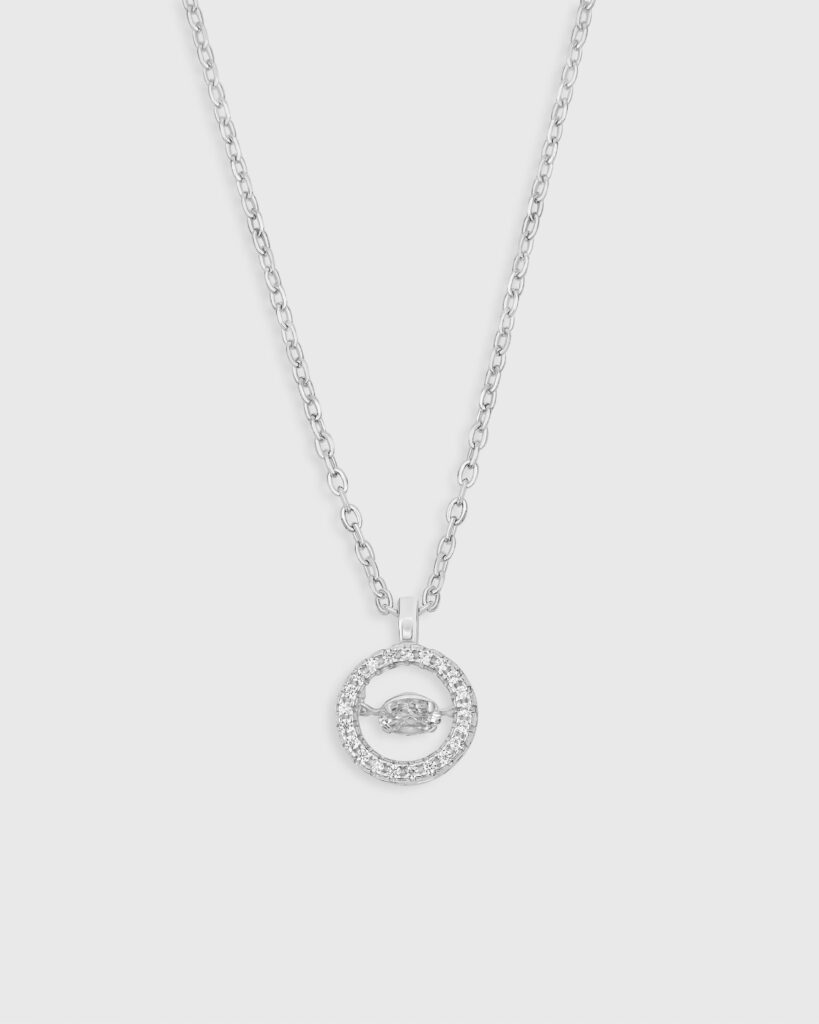Centered Gem Dazzle Necklace