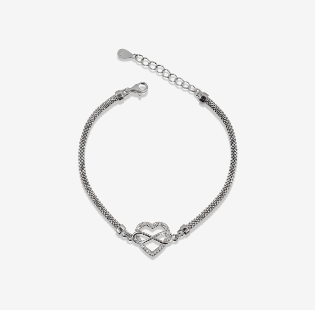 Infinity Heart Rope Bracelet
