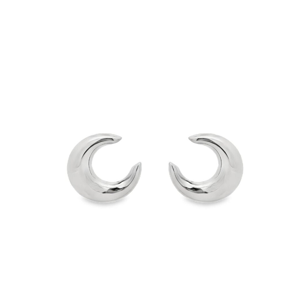 Silver Luna Earrings