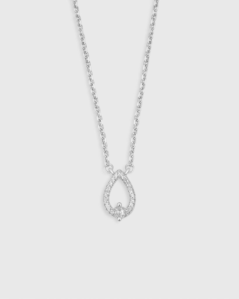 Tear Drop Signature Necklace