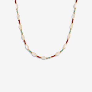 Strobe Lights Festival Beads & Pearl Necklace