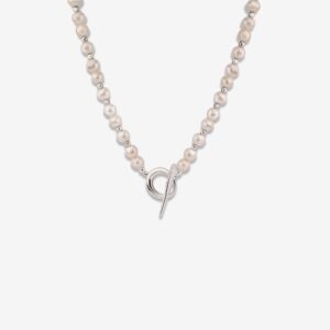 Linked Fancy Powder Pink Pearls Necklace