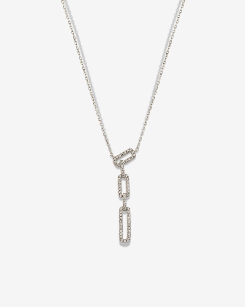 3 Sparkle Links Necklace