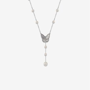 Empress Royal Pearl Butterfly Necklace