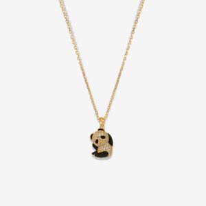 Dazzle Panda 18K Gold Plated Necklace