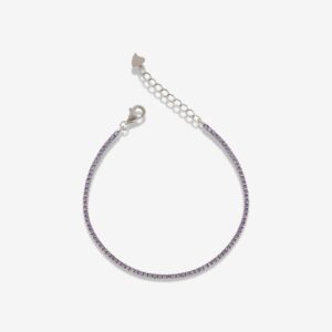 Purple Zirconia Standard Tennis Bracelet