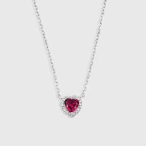 Red Gem Roche Heart