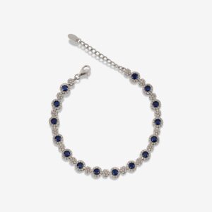 Deep Ocean Blue Royal Tennis Dazzle Bracelet