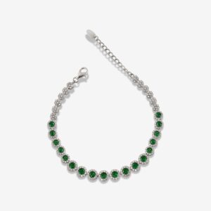 Royal Green Oval Signature Piece Bracelet