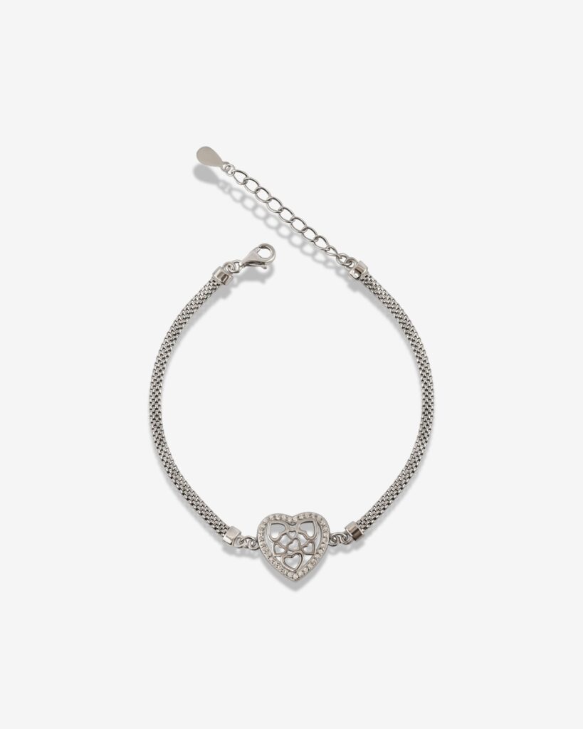 Heart Full Of Hearts Rope Bracelet