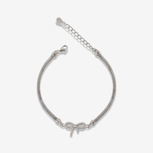 Dazzle Bow Rope Bracelet