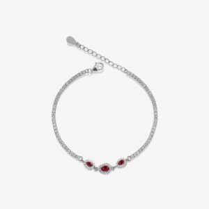 Royal Ruby Gem Tennis Bracelet