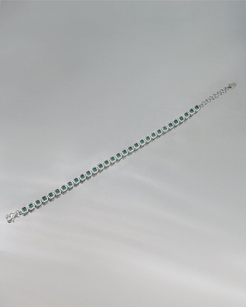 Emerald Green Dazzle Bracelet