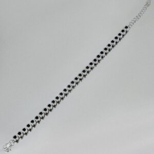 Sphere Sparkle Classic White & Black Bracelet