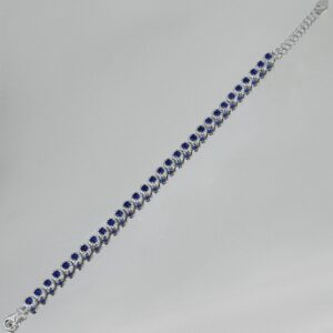 Sphere Sparkle Classic White & Blue Bracelet