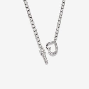 Heart Link Tennis Bracelet