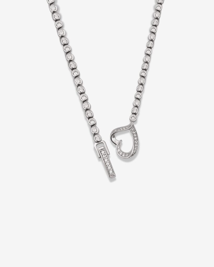 Heart Link Tennis Bracelet