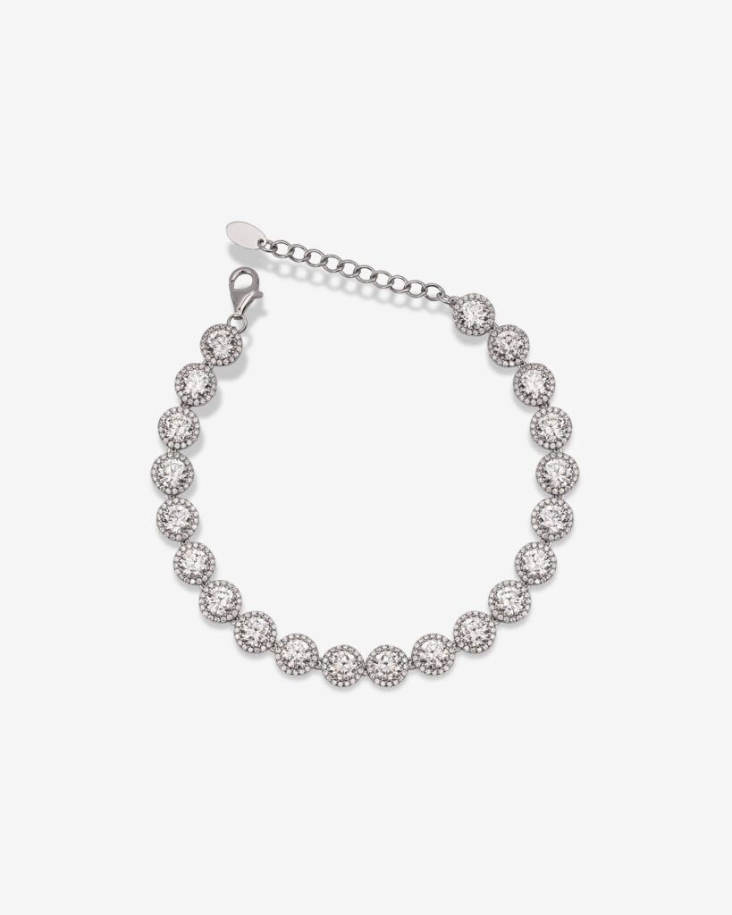 Dazzle Sphere Tennis Bracelet
