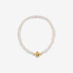 18K Gold Plated Sphere Pearl Bracelet