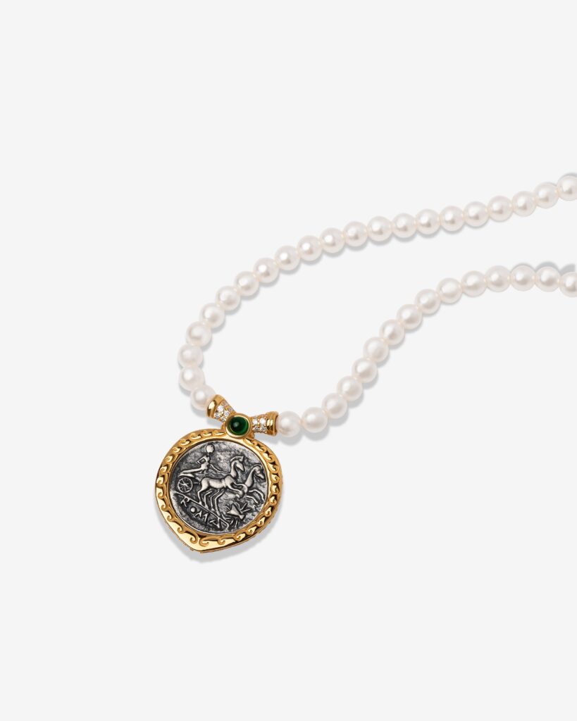 Coin Treasure Pearl Necklace