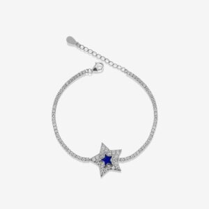 Blue Star Tennis Bracelet
