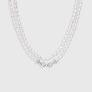 Royal Link Double Classic Pearl Necklace