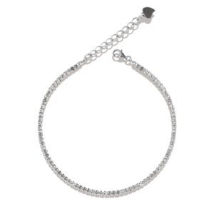 White Zirconia Small Tennis Bracelet