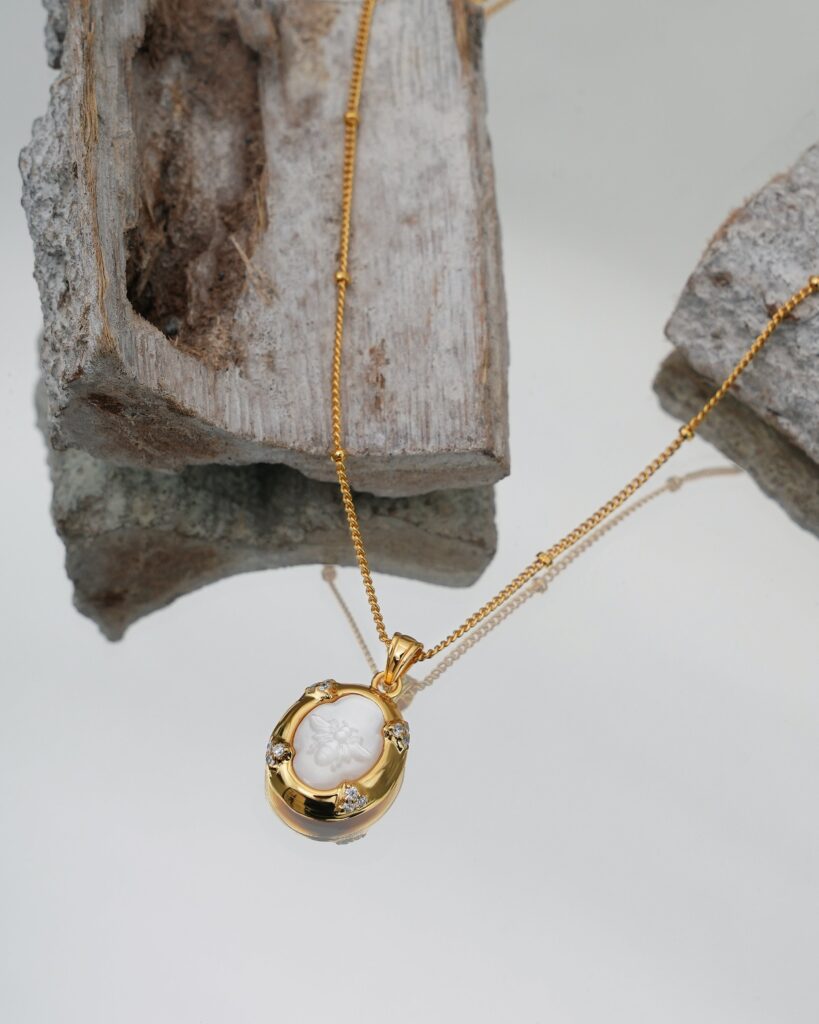 Pearl Golden Lake Necklace - Limited Edition