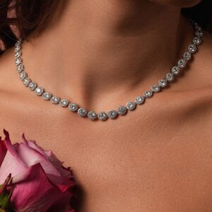 Dazzle Sphere Roche Necklace