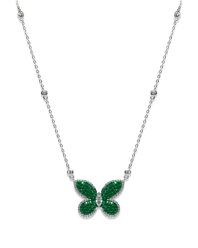 Green Butterfly Special Necklace
