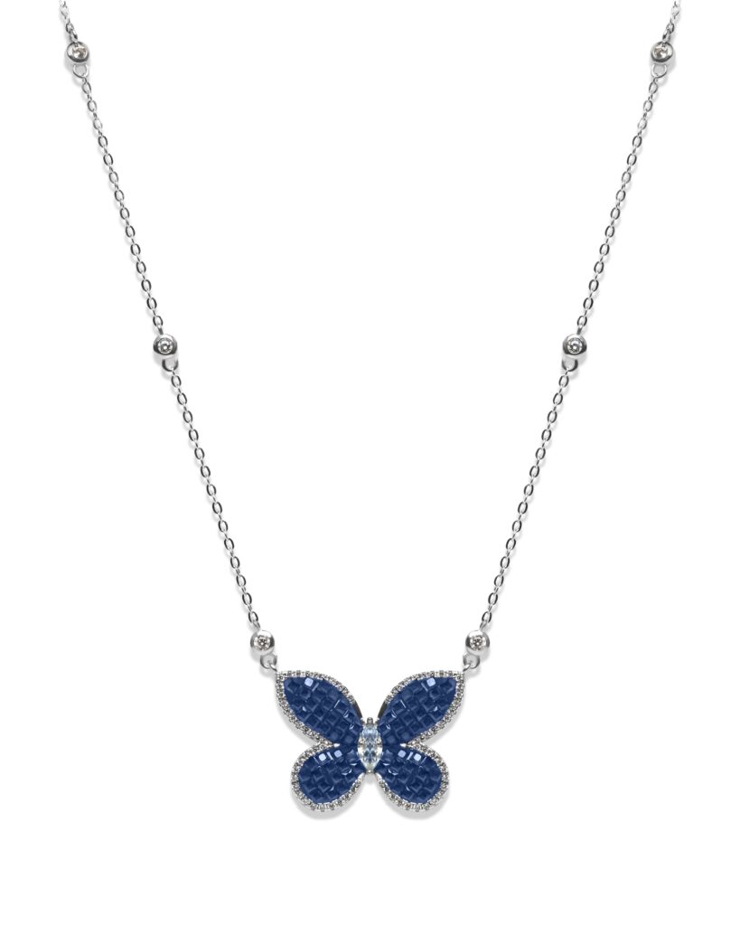 Blue Butterfly Special Necklace