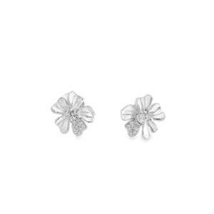 Iced Frozen Daisy Studs