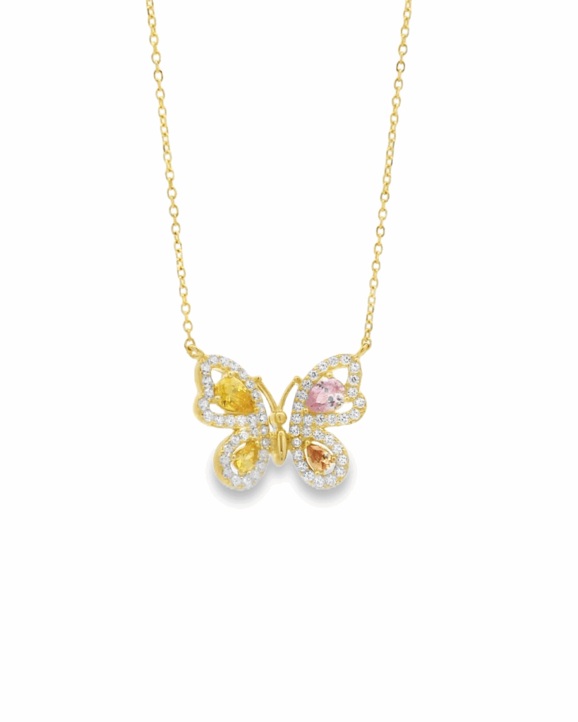 Elegant Butterfly Pendant Necklace