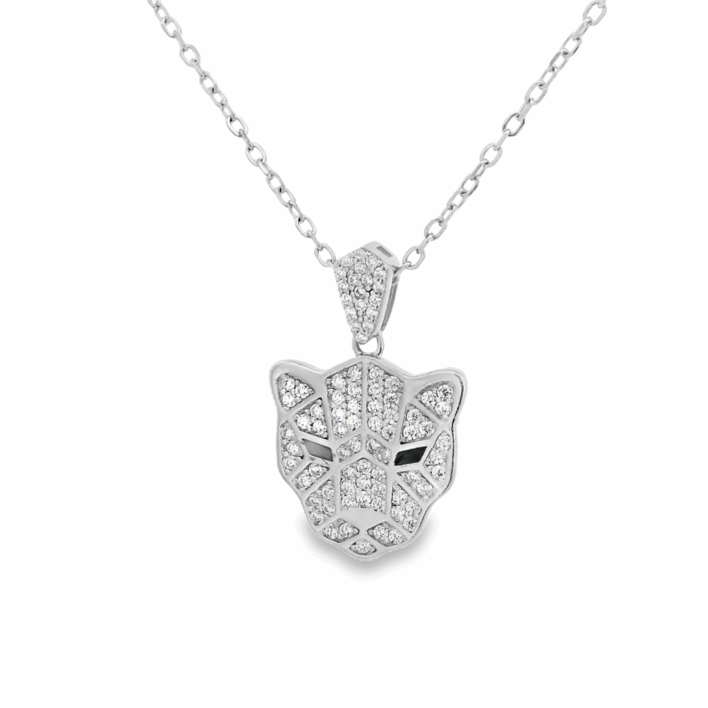 Tiger Medallion Dazzle Necklace