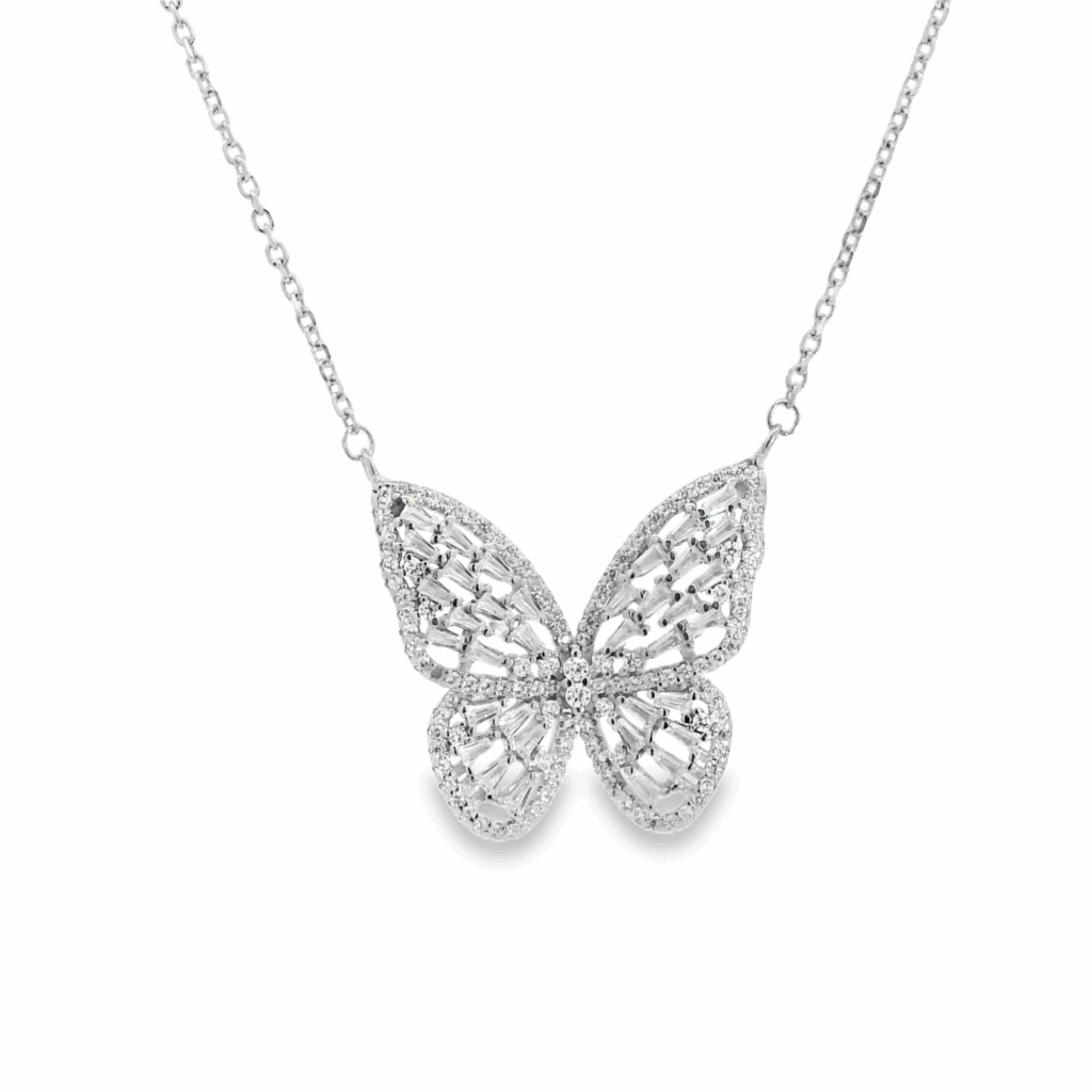 Dazzle Butterfly Roche Necklace
