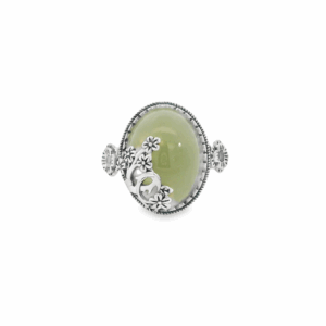 Green Aventurine Ancient Ring