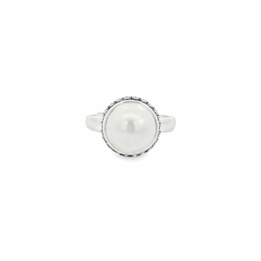 Ancient Crowned Pearl Ring