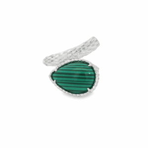 Malachite Big Gem Wrap Ring