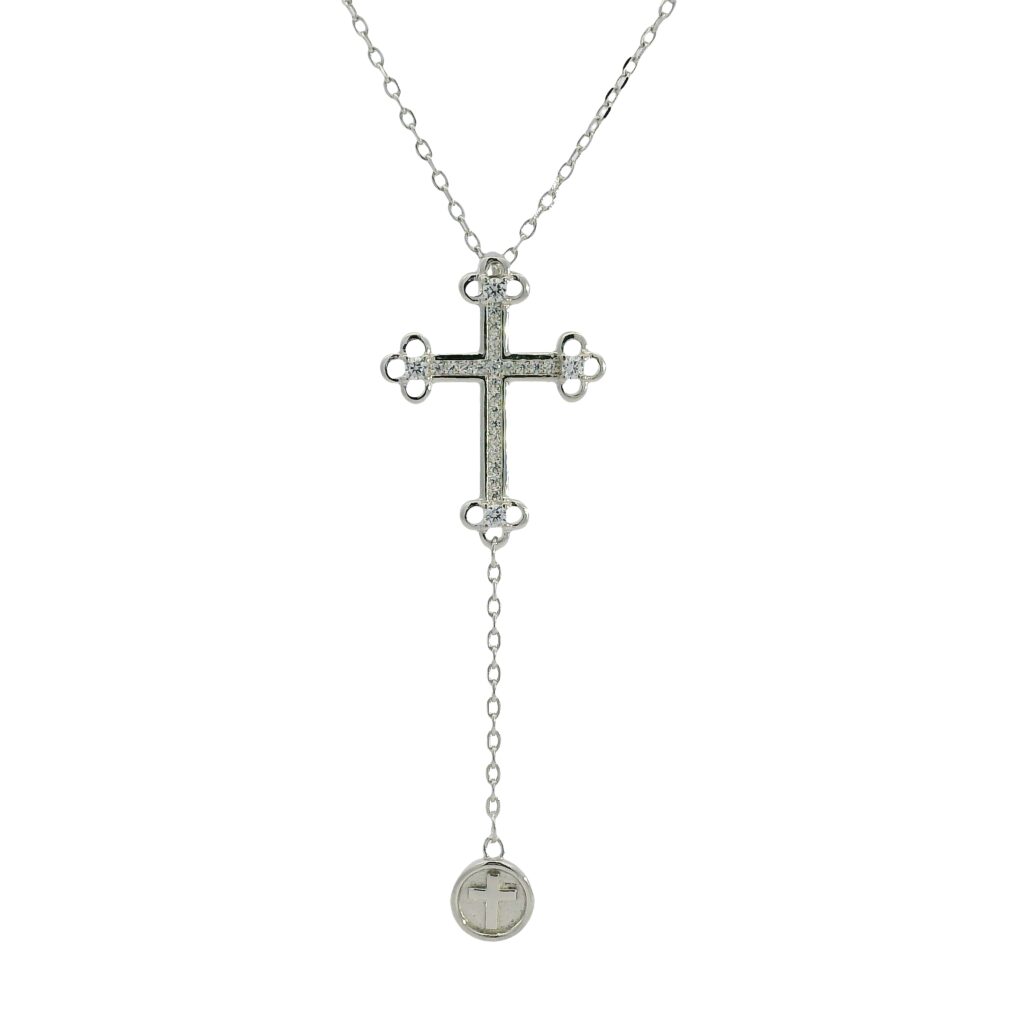Cross Rosary Necklace