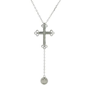Cross Rosary Necklace