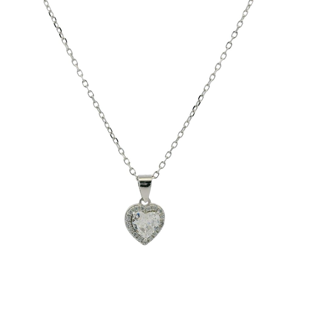 Heart-Shaped Pendant Necklace