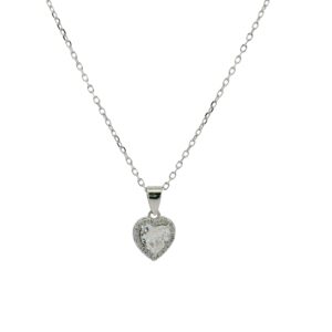 Heart-Shaped Pendant Necklace