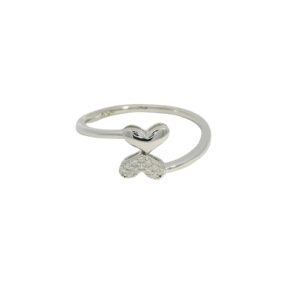 Double Heart Ring