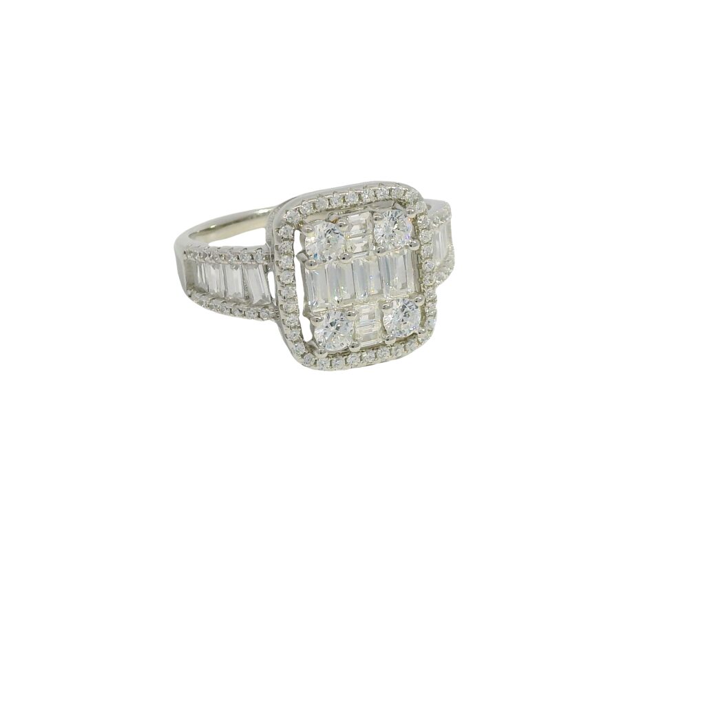 Baguette and Round Ring
