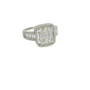 Baguette and Round Ring