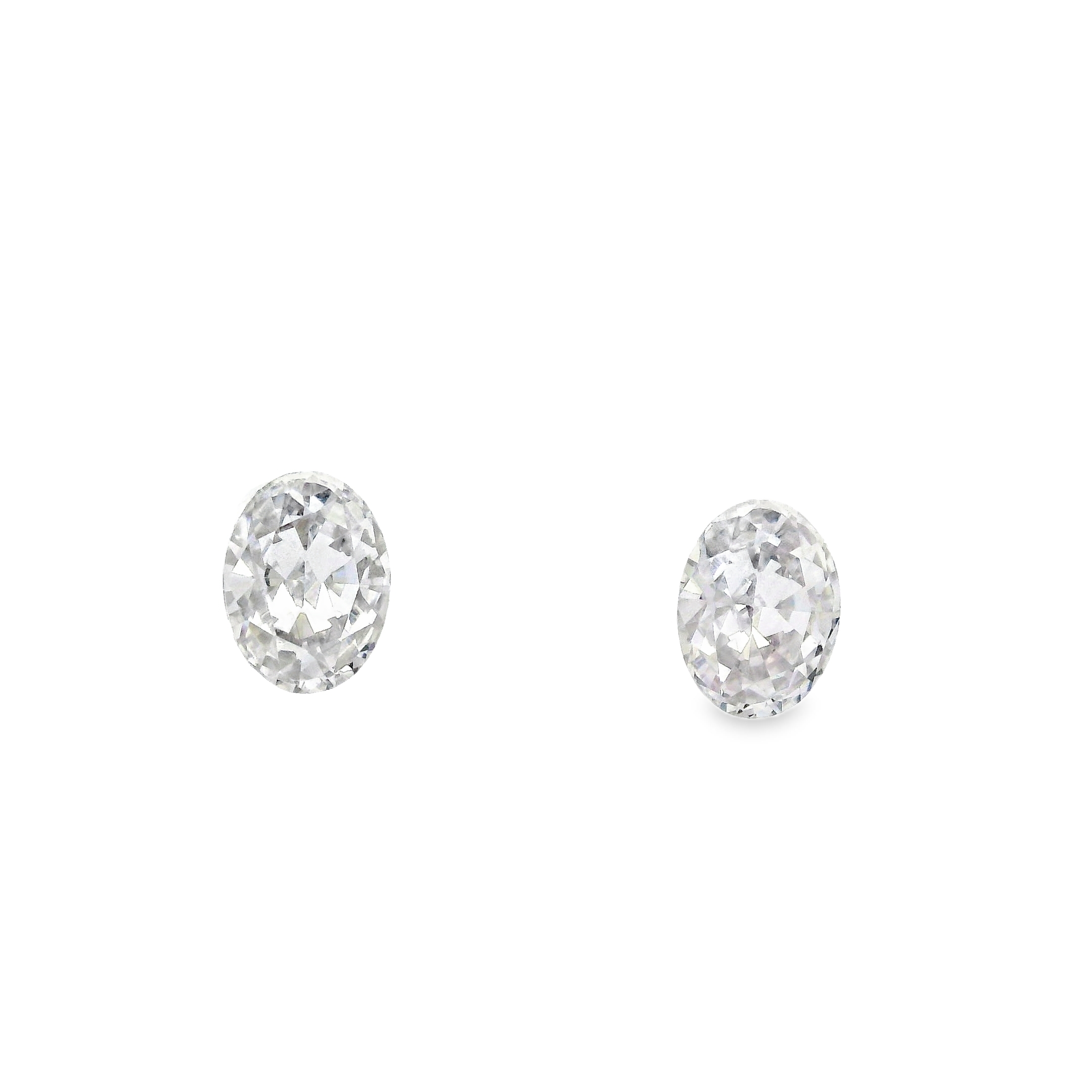 Oval Cut Stud Earrings
