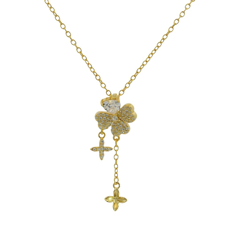 Clover Drop Necklace