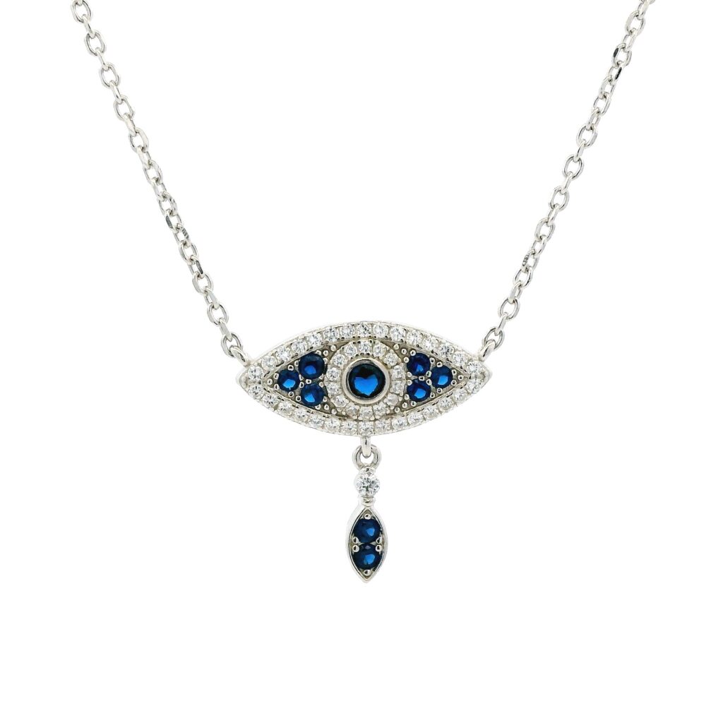 Evil Eye Royal Blue Necklace