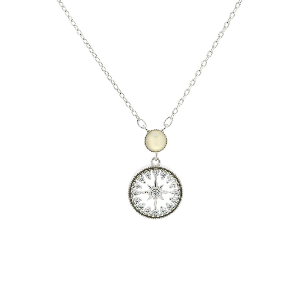 Star Medallion Charm Necklace